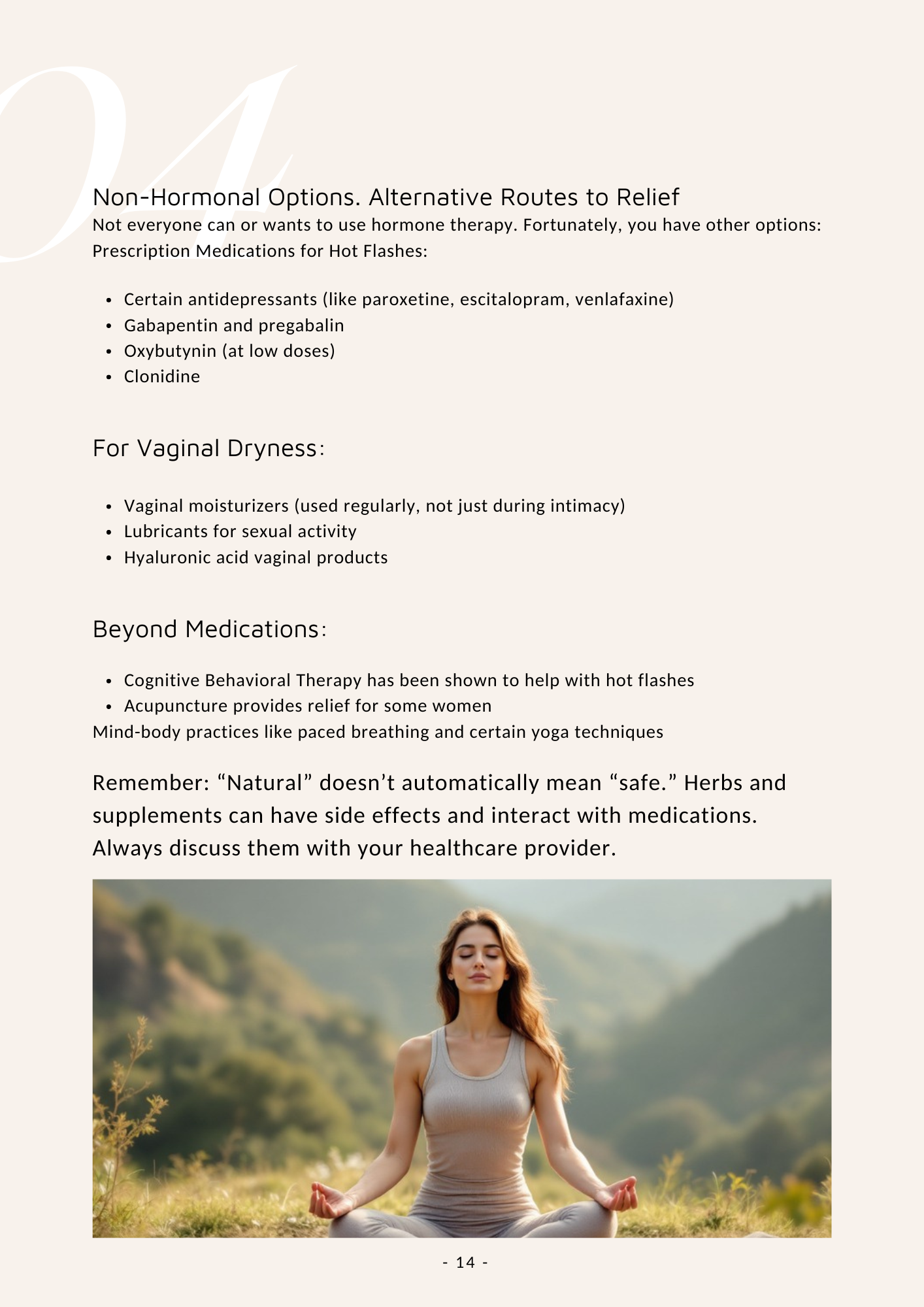 "Your menopause journey"